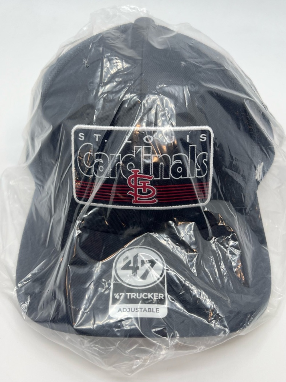 '47 Brand St. Louis Cardinals Hat Mens Blue Trucker Snapback Cap MLB Mesh - NEW